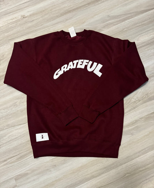 Maroon Crewneck Sweatshirt