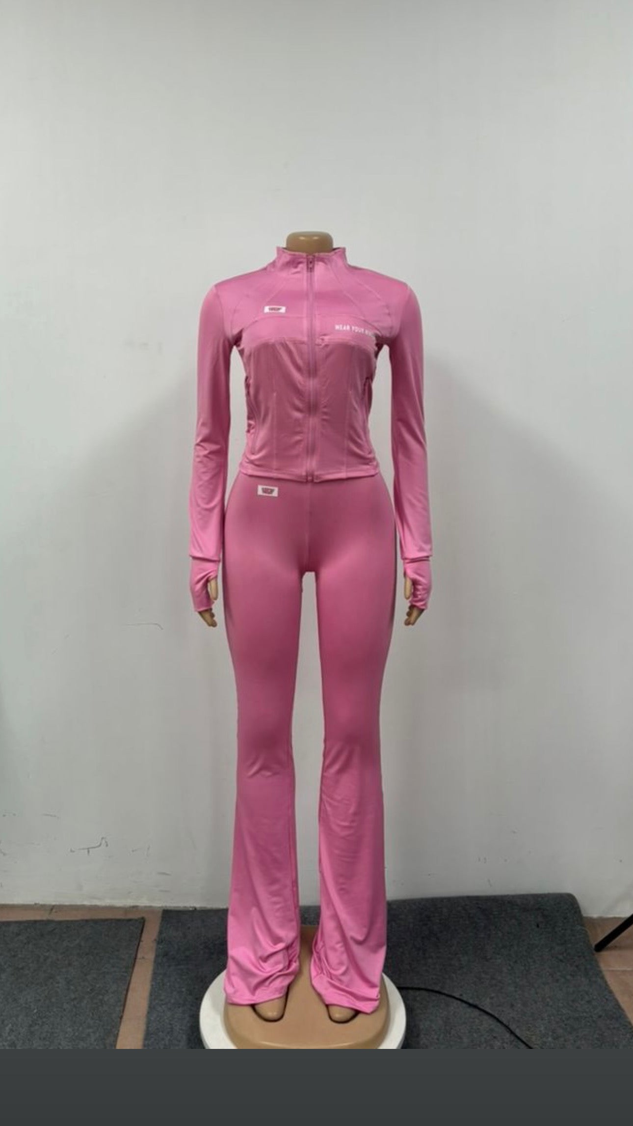 Soft Pink Activewear Suits