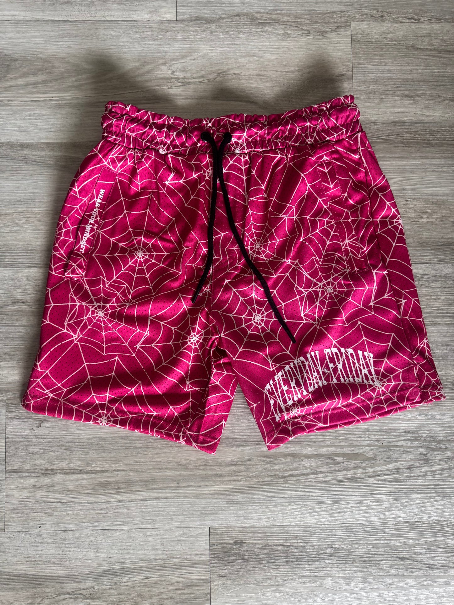 Crimson MindWeb Shorts