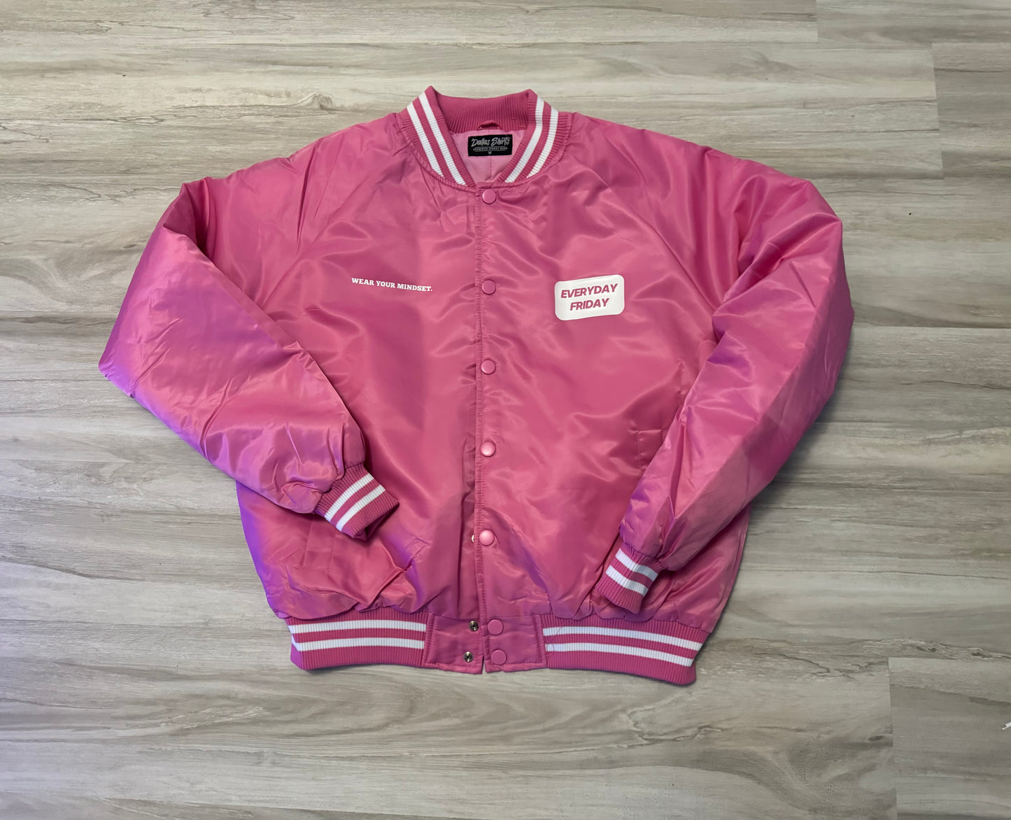 Pink Freshman’s Varsity Jacket